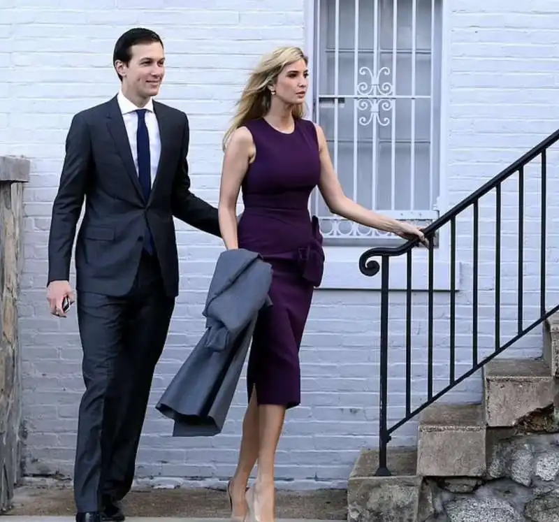 jared kushner e ivanka trump fuori dalla casa acquistata da dan rapoport  