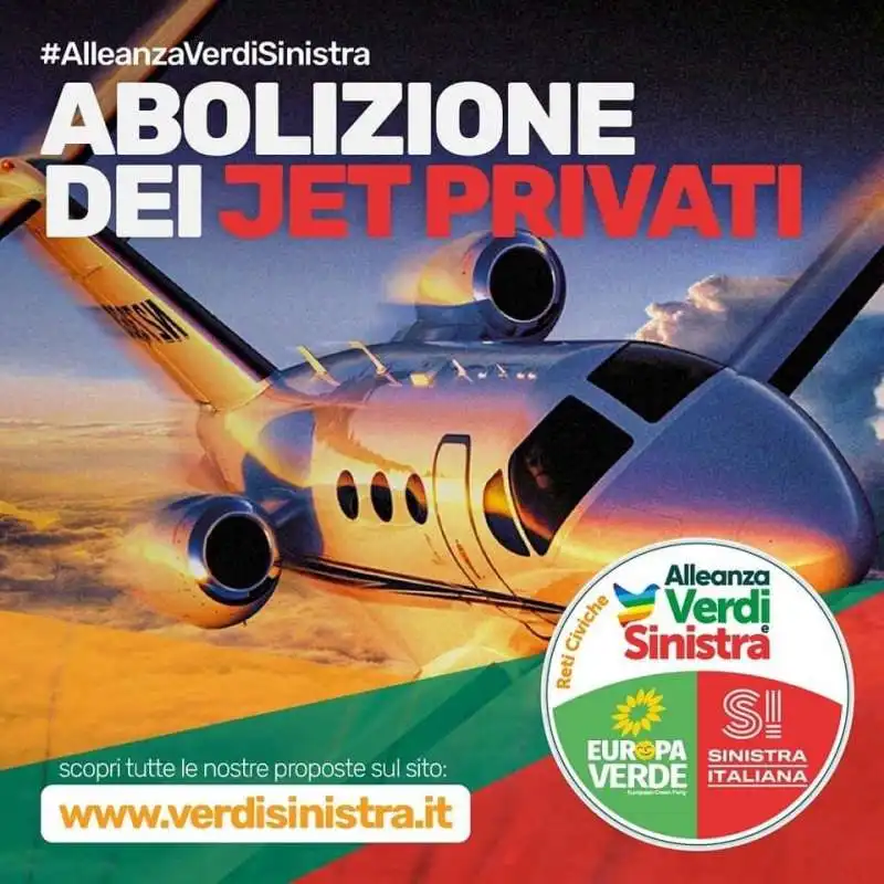 JET PRIVATI VERDI SINISTRA