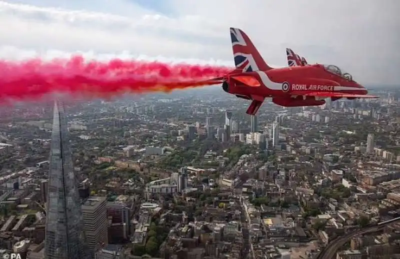 le red arrows britanniche 