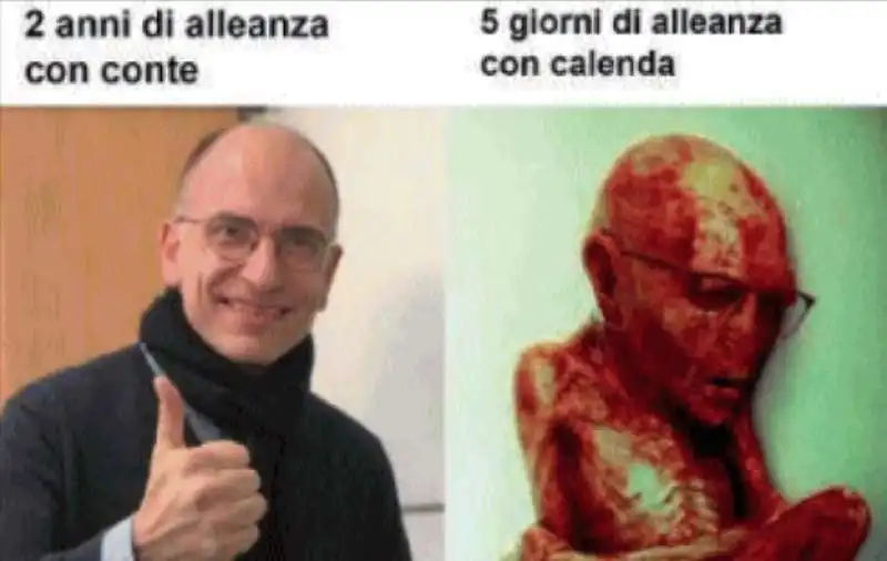 LETTA CALENDA MEME