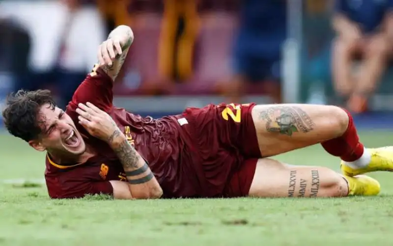 nicolo zaniolo infortunio spalla