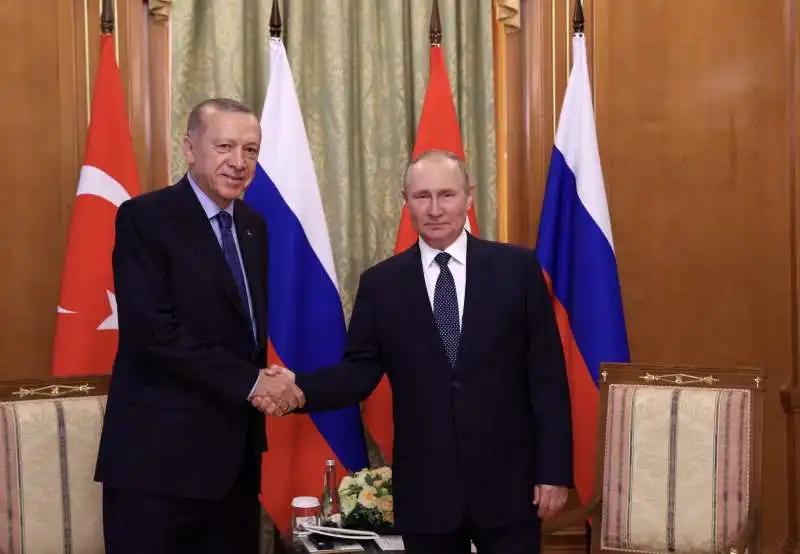 recep tayyip erdogan vladimir putin    vertice di sochi 