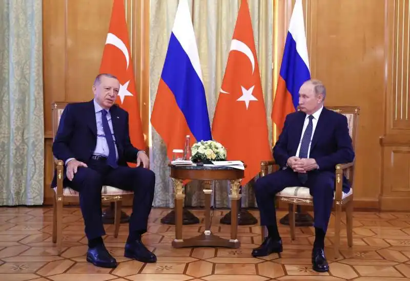 recep tayyip erdogan vladimir putin    vertice di sochi  2