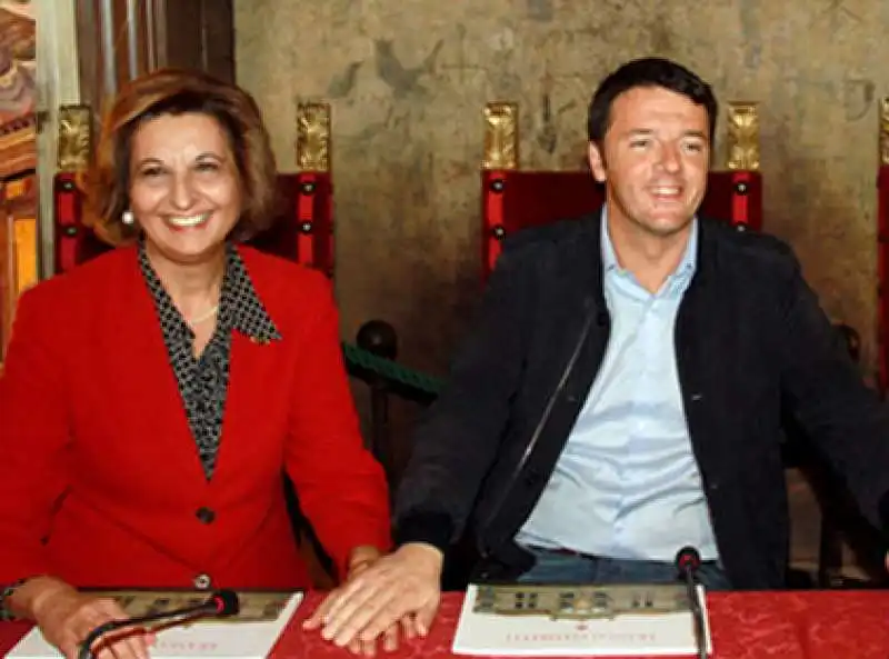 ROSA MARIA DI GIORGI  MATTEO RENZI 