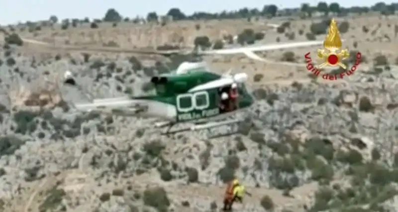 salvataggio escursionista a matera 2