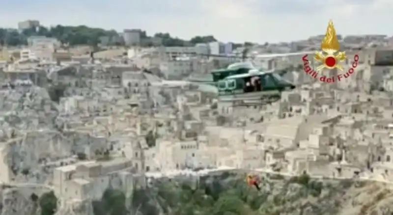 salvataggio escursionista a matera 4