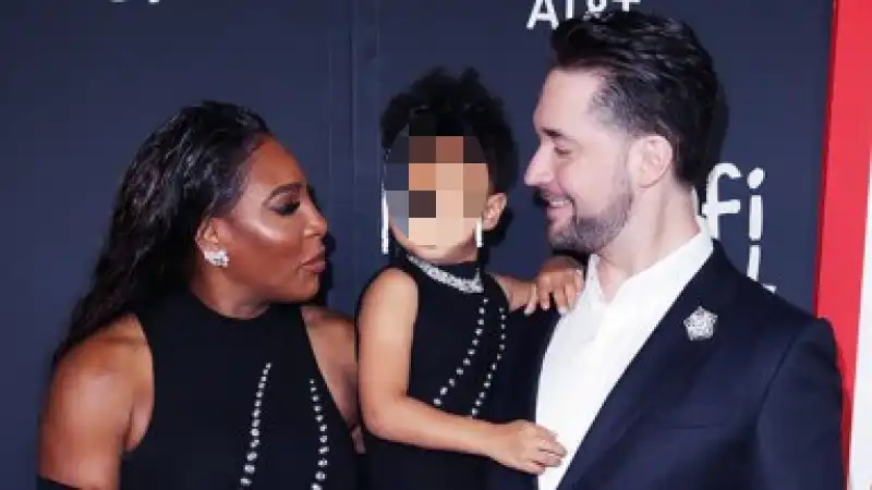 serena williams alexis ohanian e la figlia olympia 2