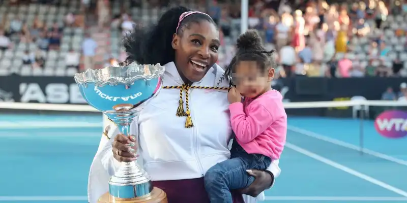 serena williams e la figlia olympia ohanian 1