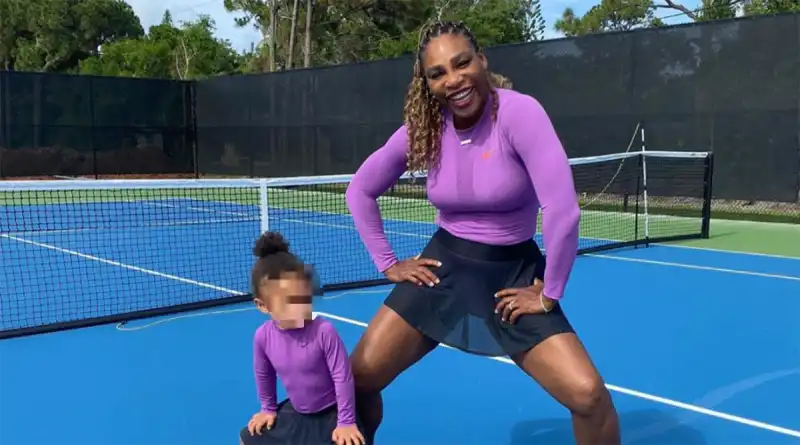 serena williams e la figlia olympia ohanian 2