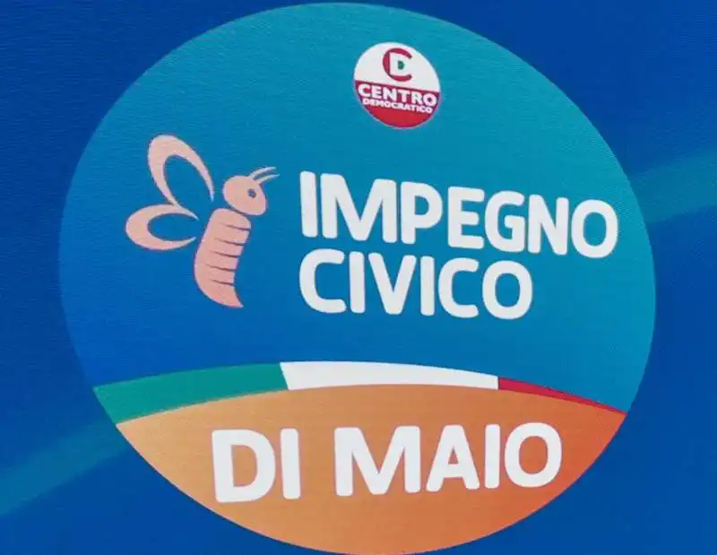 simbolo impegno civico    il partito di tabacci e di maio 