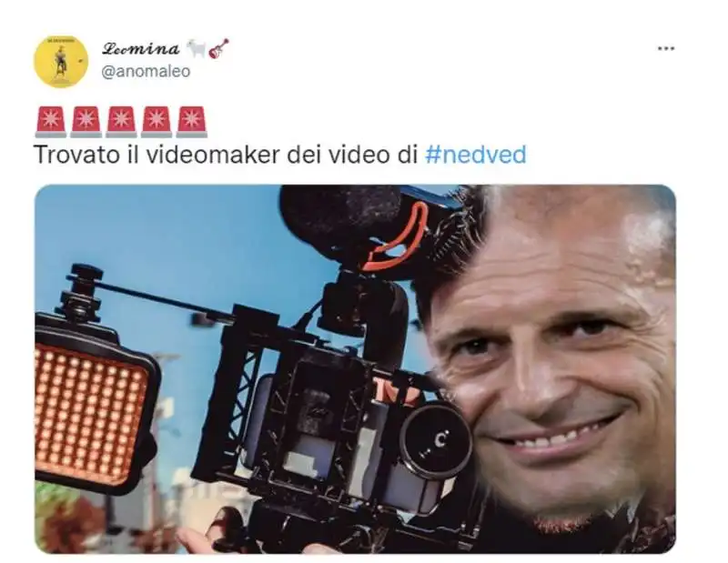 tweet sui video di nedved   3