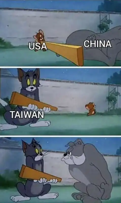 USA - CINA - TAIWAN - MEME