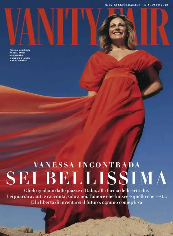 VANESSA INCONTRADA SULLA COPERTINA DI VANITY FAIR