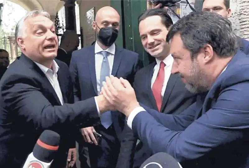 VIKTOR ORBAN MATTEO SALVINI 