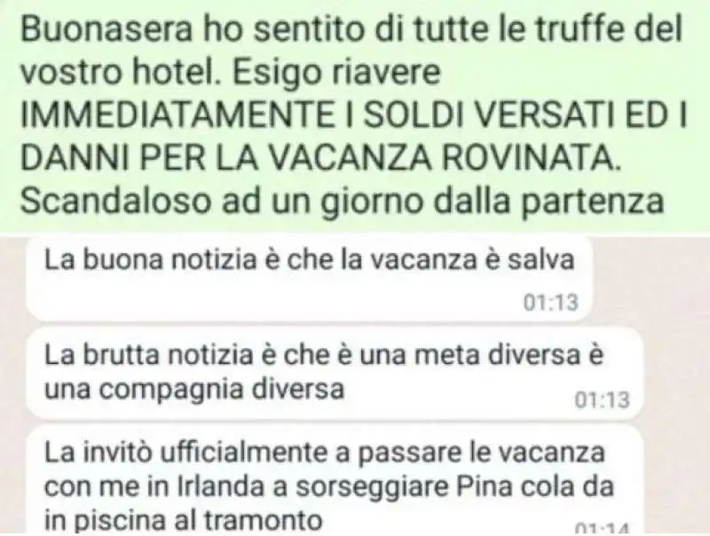 whatsapp proprietario hotel gobbi rimini