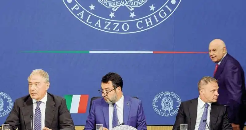 ADOLFO URSO - MATTEO SALVINI - FRANCESCO LOLLOBRIGIDA - CARLO NORDIO