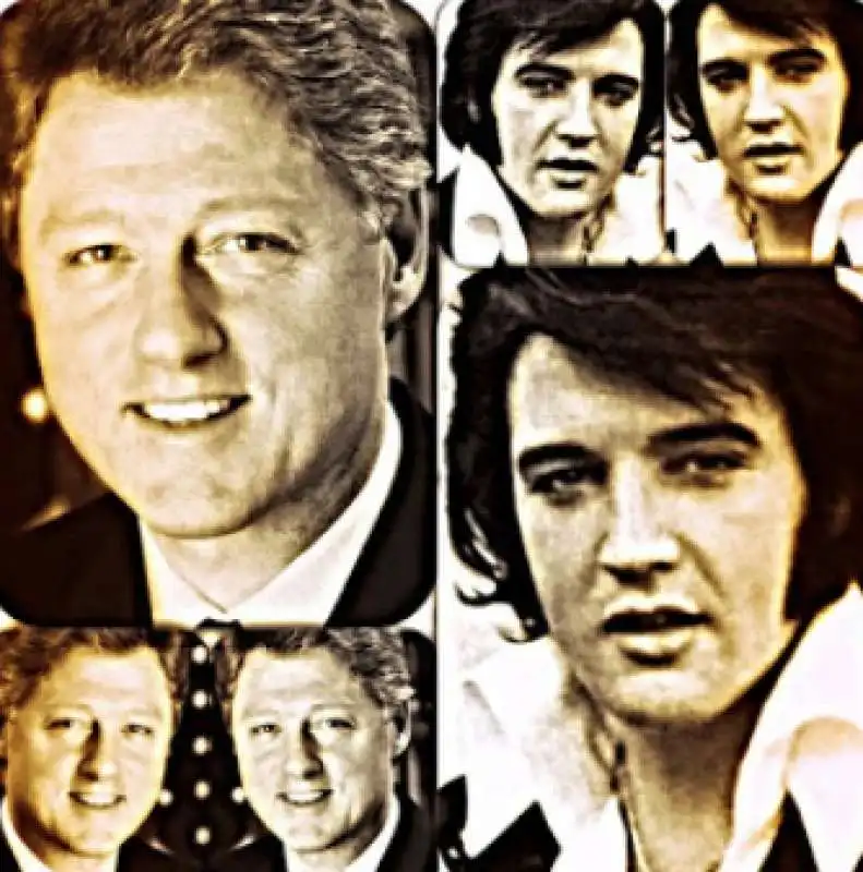 bill clinton elvis presely