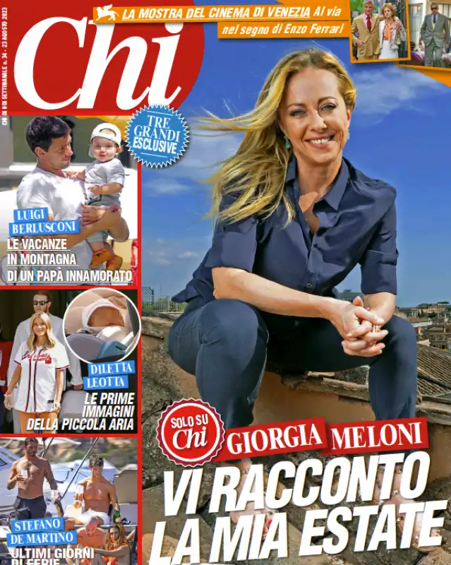 copertina di chi con giorgia meloni