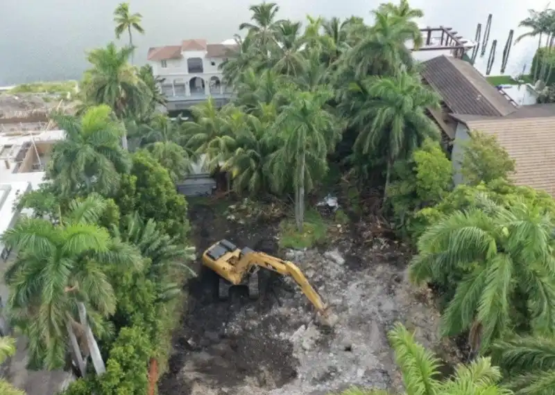 demolita la villa di al capone a miami