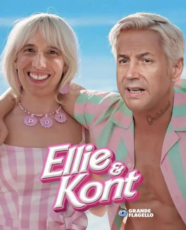 ELLY SCHLEIN E GIUSEPPE CONTE IN VERSIONE BARBIE E KEN - MEME BY GRANDE FLAGELLO