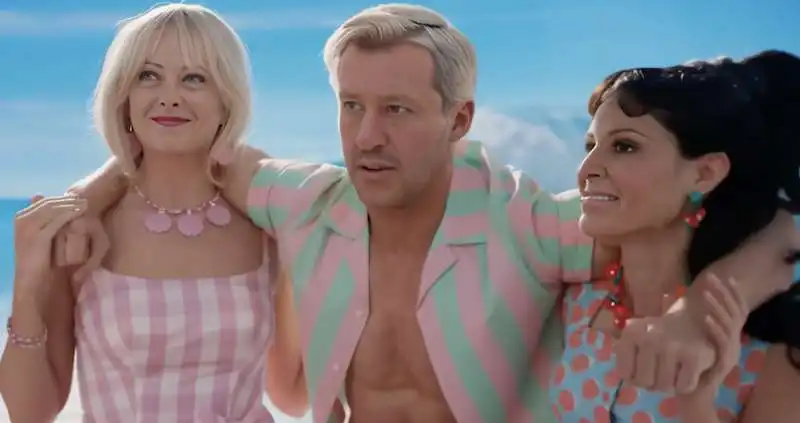 giorgia meloni matteo salvini daniela santanche in versione barbie