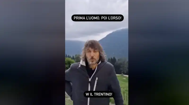 giuseppe cruciani per l'abbattimento degli orsi in trentino