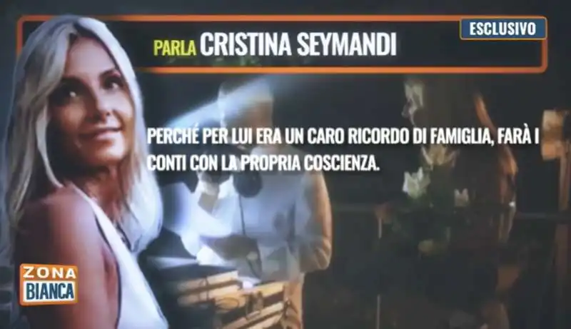 il messaggio audio di crisitna seymandi a zona bianca   5