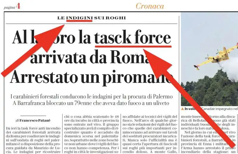 la repubblica, indigini e tasck force 