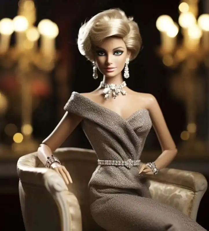 lady diana   immagine creata dal dailymail con barbie.me 