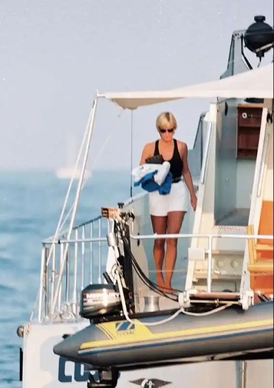 lady diana sullo yacht cujo 