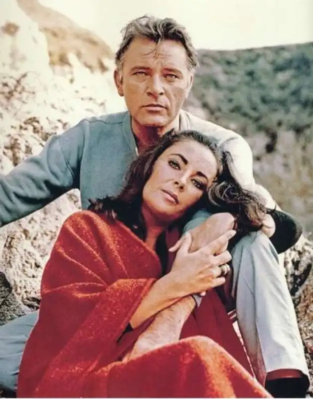 Liz Taylor e Richard Burton - La scogliera dei desideri 