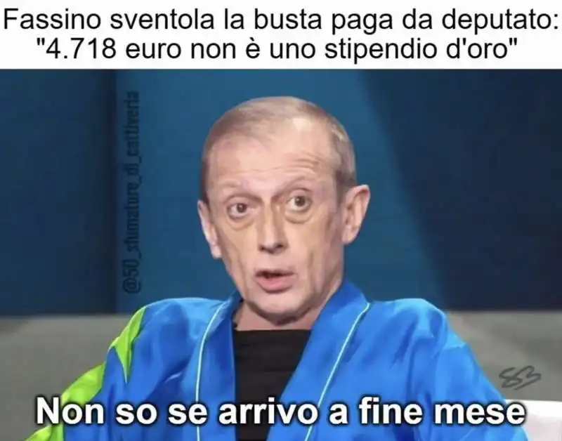 lo stipendio di piero fassino   meme by 50 sfumature di cattiveria