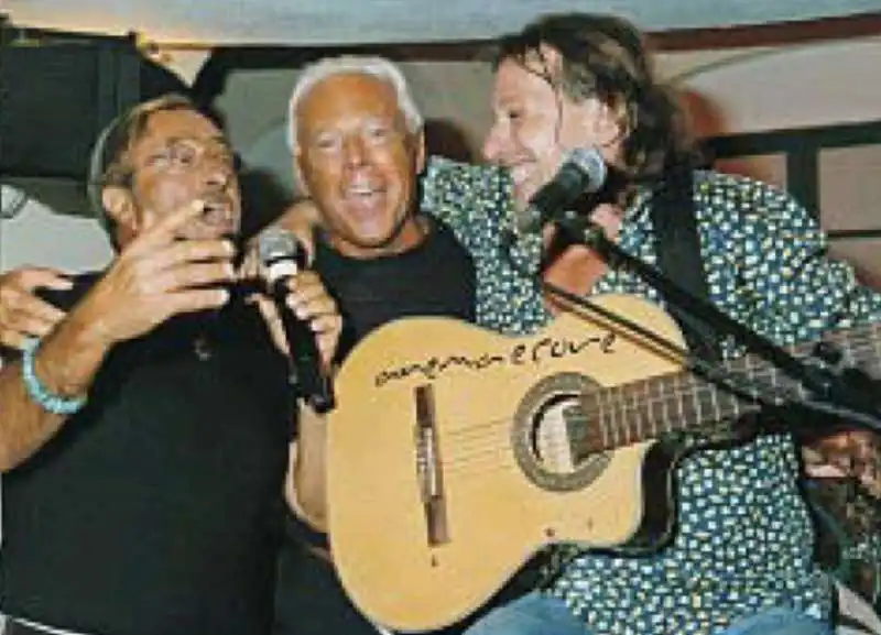 lucio dalla giorgio armani guido lembo  anema e core