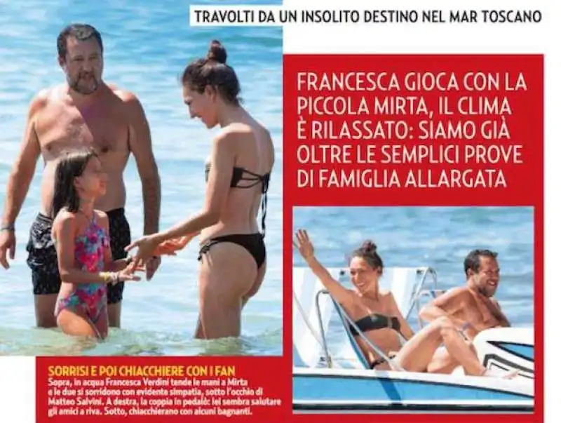 matteo salvini e francesca verdini in vacanza in toscana  1