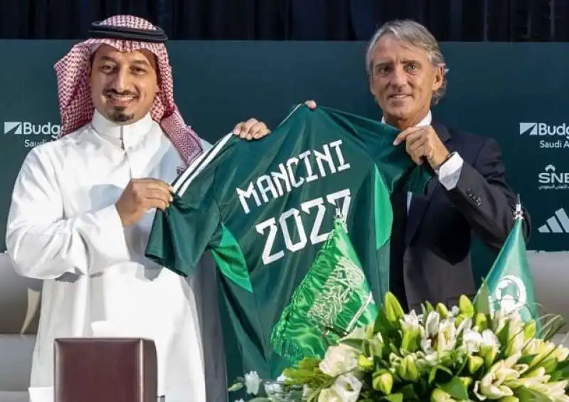 roberto mancini - presentazione da ct dell arabia saudita