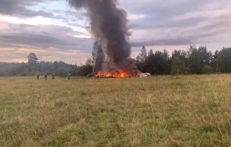 schianto aereo sul quale viaggiava prigozhin 7