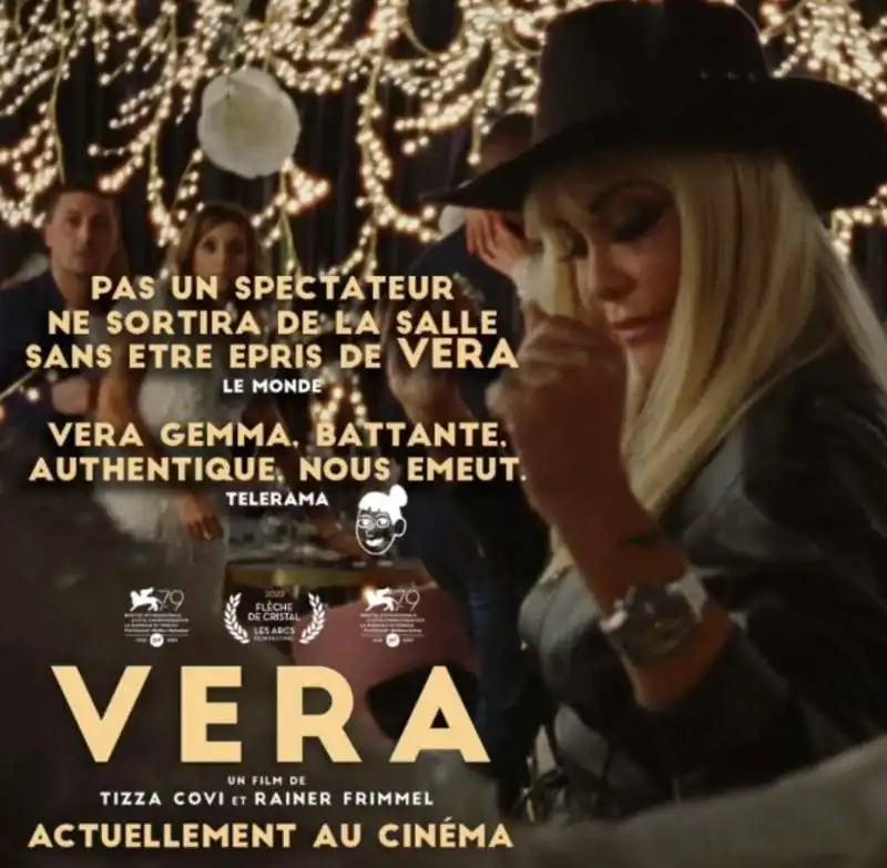 VERA  - IL FILM DI VERA GEMMA NEI CINEMA FRANCESI