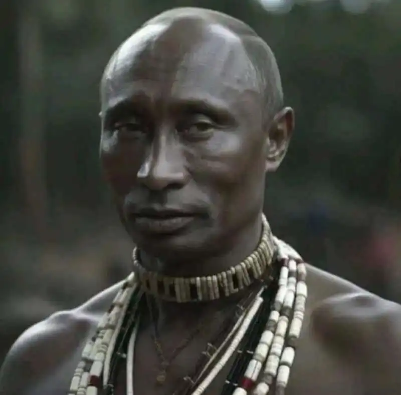 VLADIMIR PUTIN IN VERSIONE AFRICANO