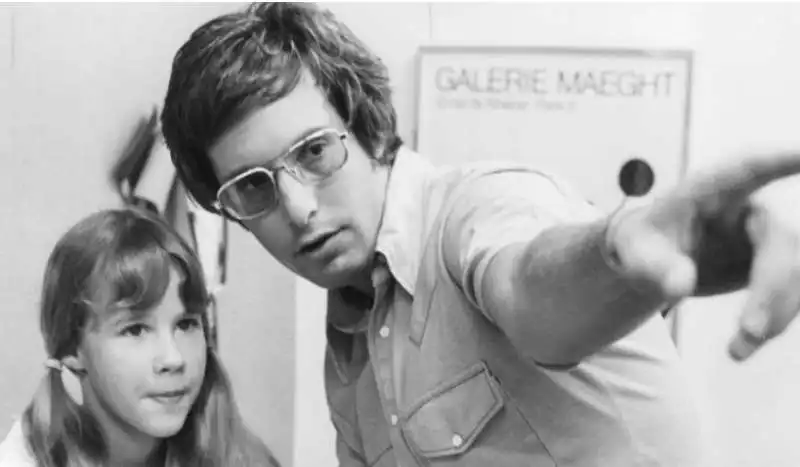 William Friedkin sul set de l esorcista 