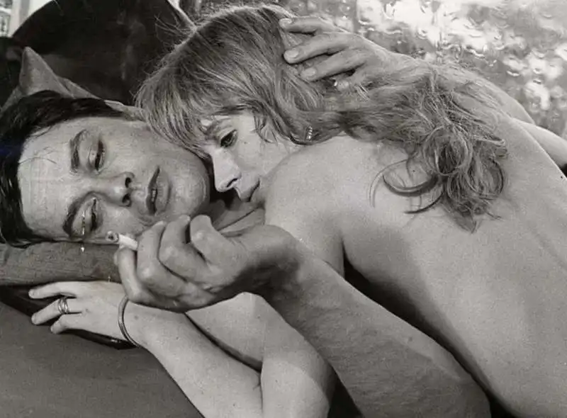 alain delon  e marianne faithfull   nuda sotto la pelle