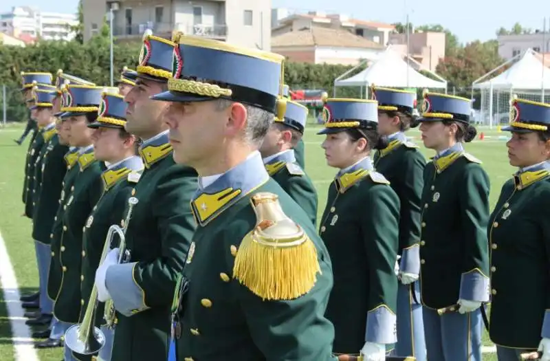 Allievi della scuola della Guardia di Finanza, L'Aquila 