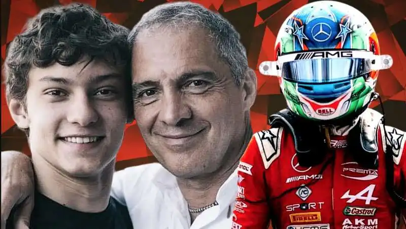 andrea kimi antonelli e il padre