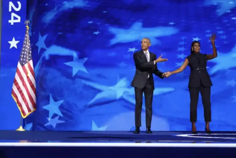 barack e michelle obama   convention democratica a chicago 1