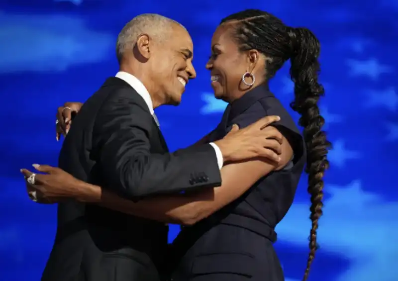 barack e michelle obama   convention democratica a chicago 2