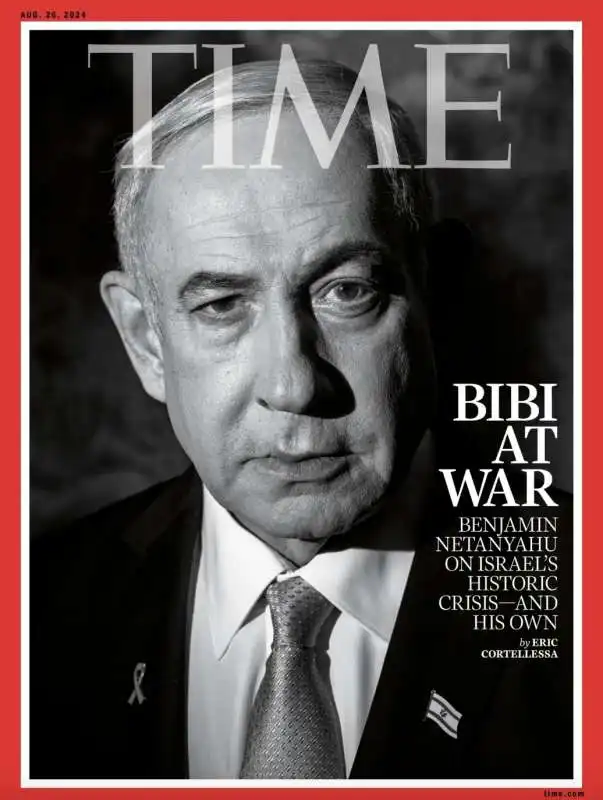 BENJAMIN NETANYAHU IN COPERTINA SU TIME 