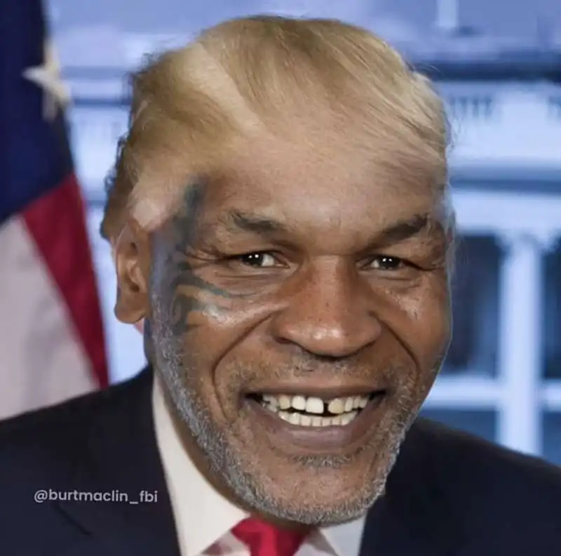 DONALD TRUMP COME MIKE TYSON 