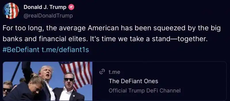 DONALD TRUMP - THE DEFIANT ONES

