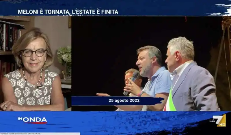 elsa fornero contro matteo salvini - in onda