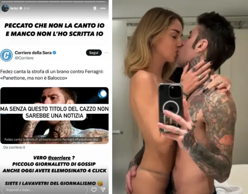 FEDEZ CONTRO IL CORRIERE DELLA SERA