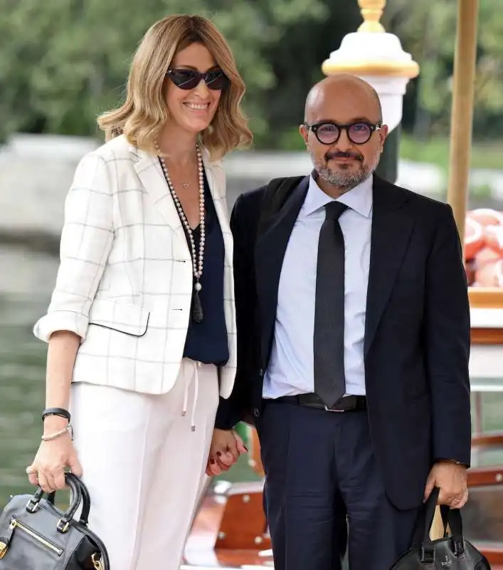 GENNARO SANGIULIANO CON FEDERICA CORSINI A VENEZIA  - 28 AGOSTO 2024